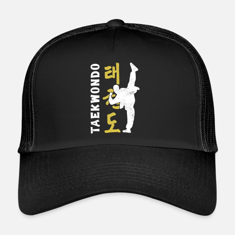 Taekwondo Tritt Kampfkunst Kampfsport Geschenkidee Trucker Cap