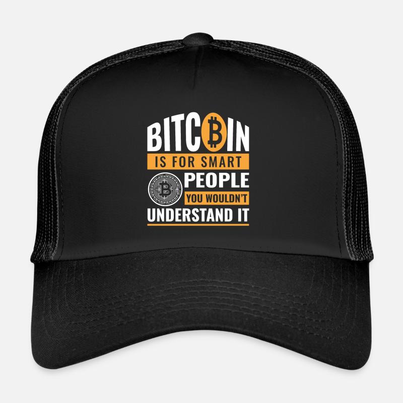 Bitcoin Blockchain hodl crypto cryptocurrency - Trucker Cap - Schwarz/Schwarz
