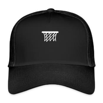 Basketball Hoop - Trucker Cap - black/black - Front