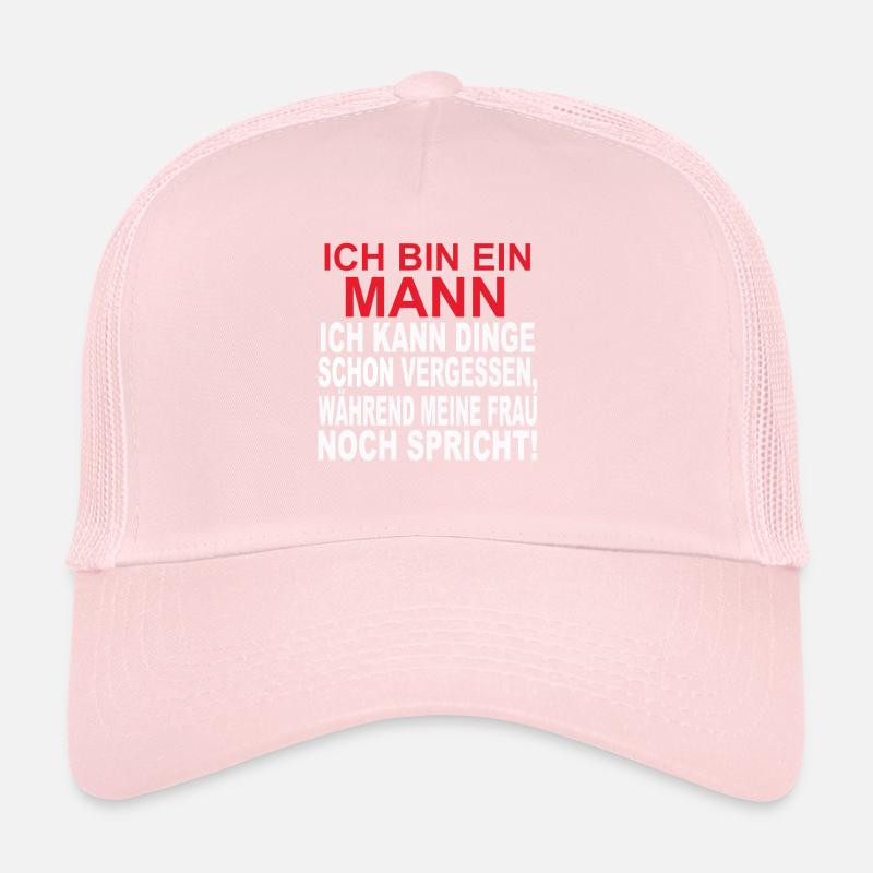 Ich bin ein Mann. Trucker Cap