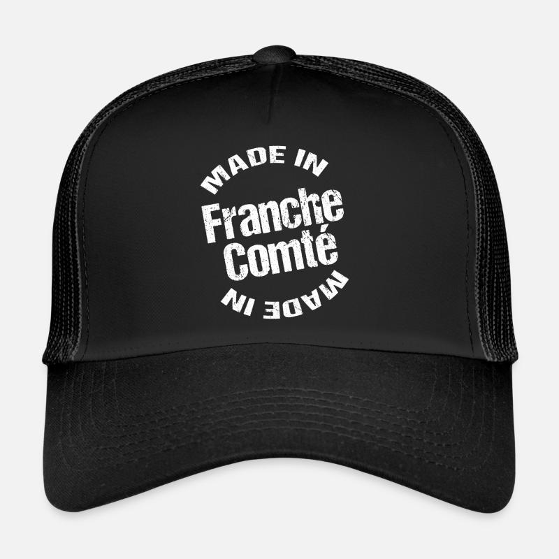 Made in Franche Comté blc - Trucker Cap - black/black
