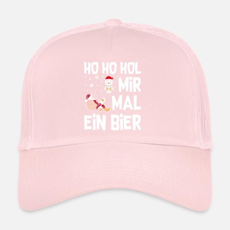 HO HO Hol mir ein Bier Weihnachtsmann Trucker Cap