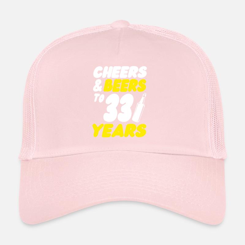 33 Geburtstag Trucker Cap