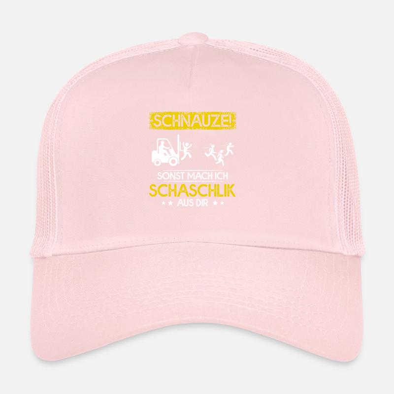Stapler Schnauze Sonst Mach Ich Schaschlik Aus Dir Trucker Cap