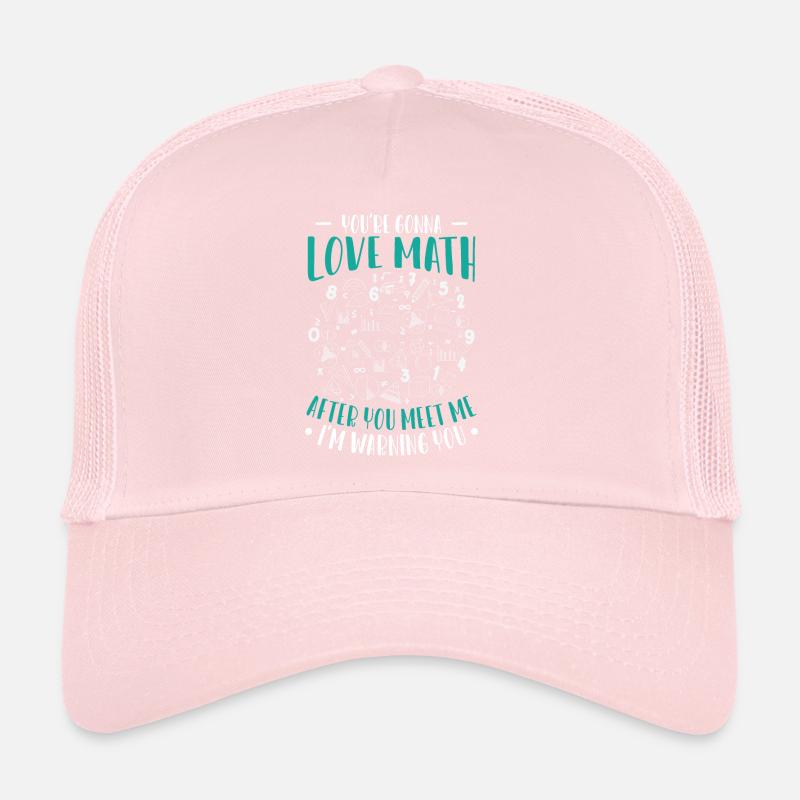 Mathematik Mathe Mathematiker Mathelehrer Geschenk Trucker Cap