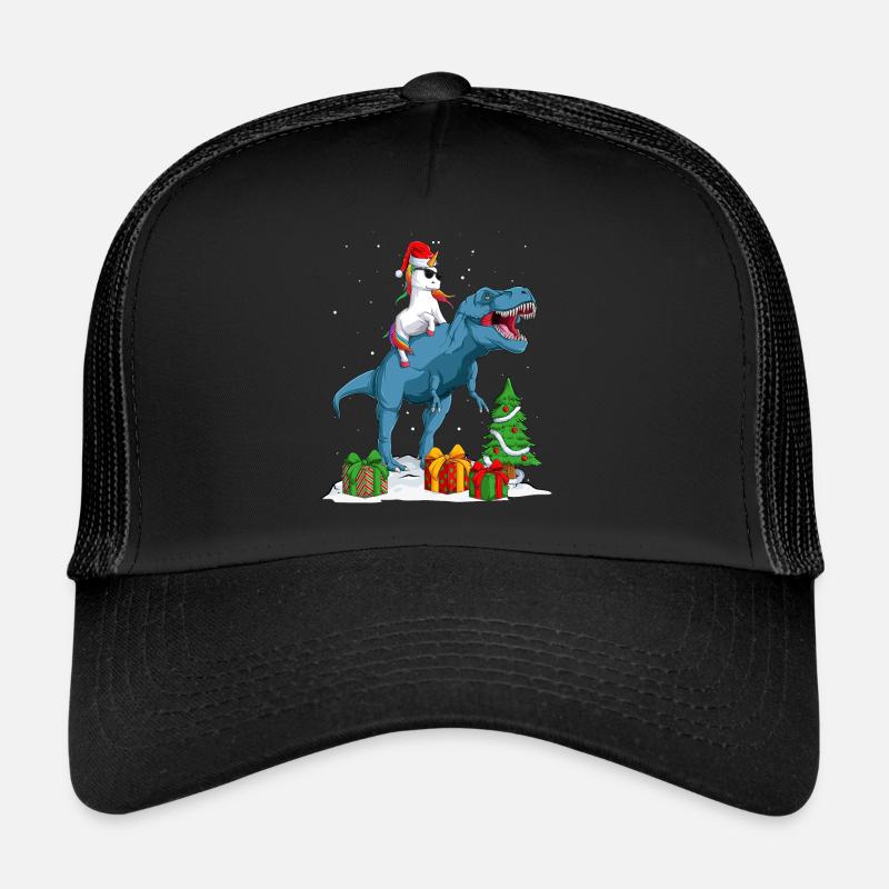 Einhorn T Rex Weihnachtsgeschenk Dinosaurier Junge Mädchen Trucker Cap