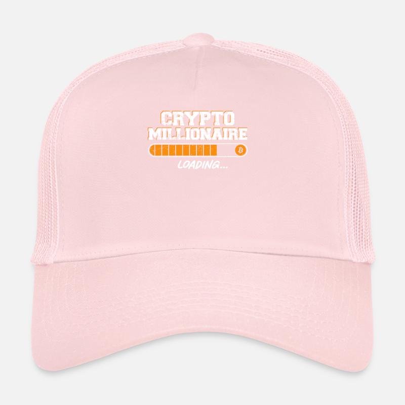 Bitcoin Crypto Barre de chargement Crypto Casquette trucker 