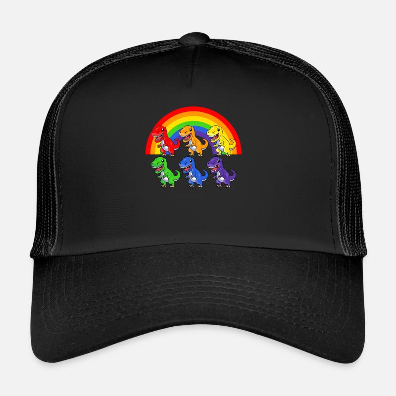 LGBT Rainbow Dinosaurs Pride T-Rex Geschenk Trucker Cap