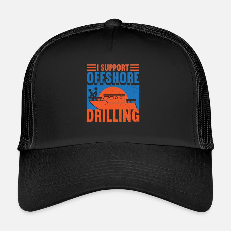 BOOTFAHREN Offshore-Bohr spaß Sexy Trucker Cap