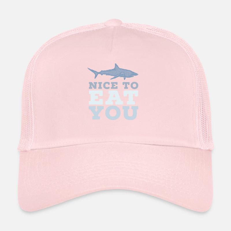 Hai Wortspiel Agréable de vous manger Casquette trucker 