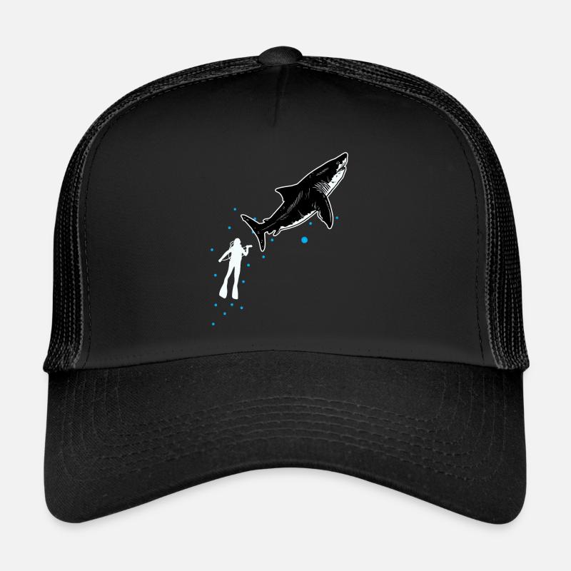 Plongée avec le requin-baleine Casquette trucker 