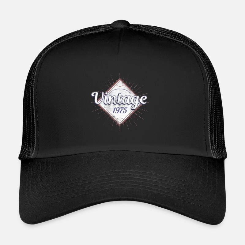 Édition limitée Année de naissance 1975 Millésime 1975 Casquette trucker 