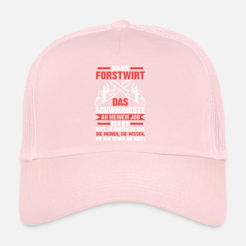 Forstwirt Holzfäller Baumfäller Geschenk Trucker Cap