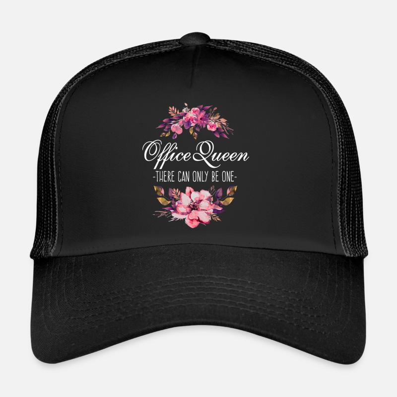 Office Queen es kann nur eine geben - Trucker Cap - Schwarz/Schwarz