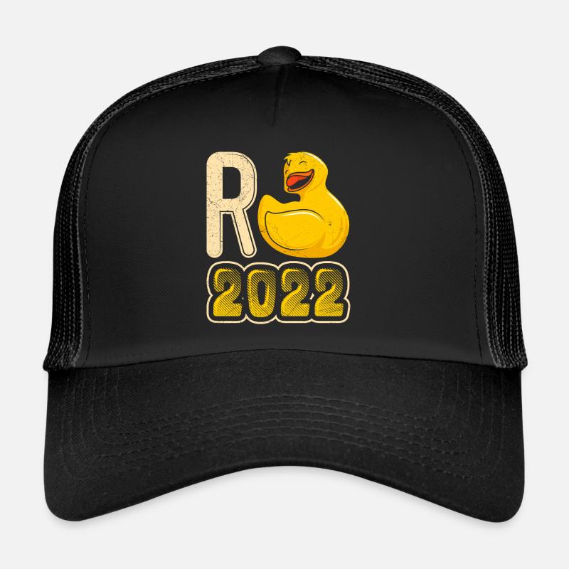 Pension 2022 Canard Pension de retraité Casquette trucker 