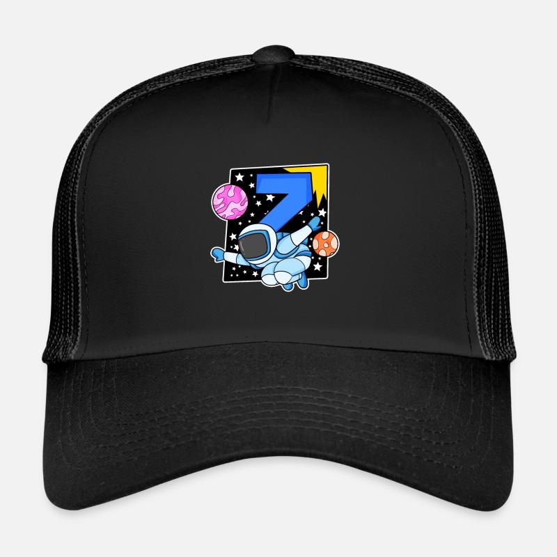 7 Geburtstag Junge - 7 Jahre alt - Ich bin 7 Trucker Cap