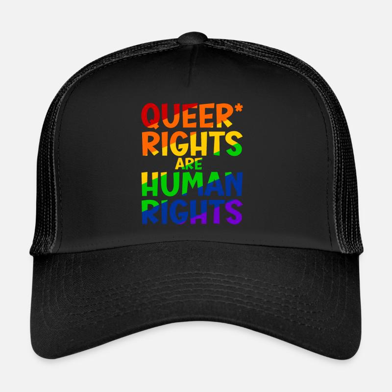 Queer Rights are Human Rights Trucker Cap
