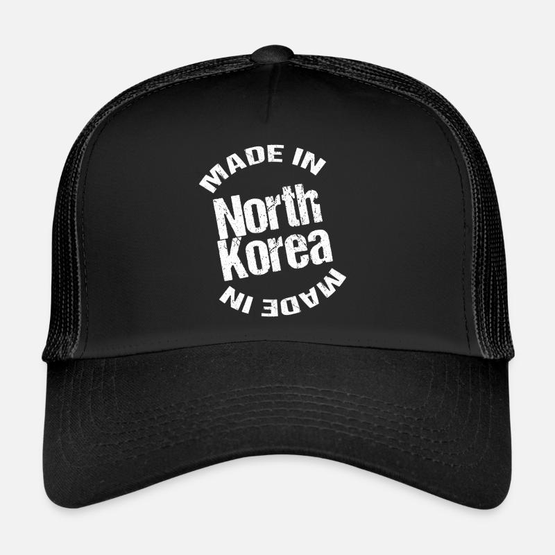 Made in North Korea blc - Trucker Cap - black/black