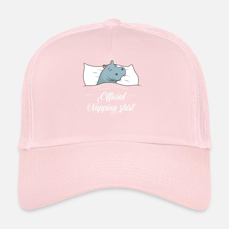 Hippo Sleeping Shirt Hippo Cadeau Casquette trucker 