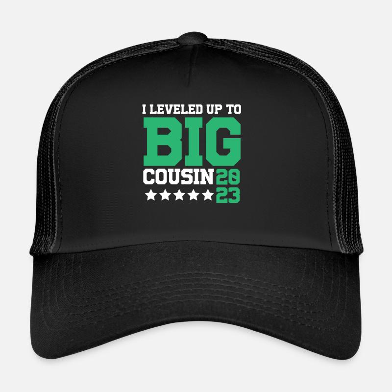 Leveled Up To Big Cousine 2023 Trucker Cap