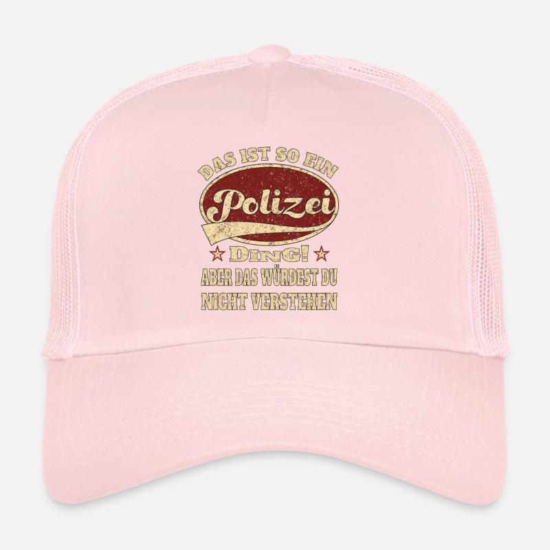 Polizei das ist so ein Polizei Ding Trucker Cap