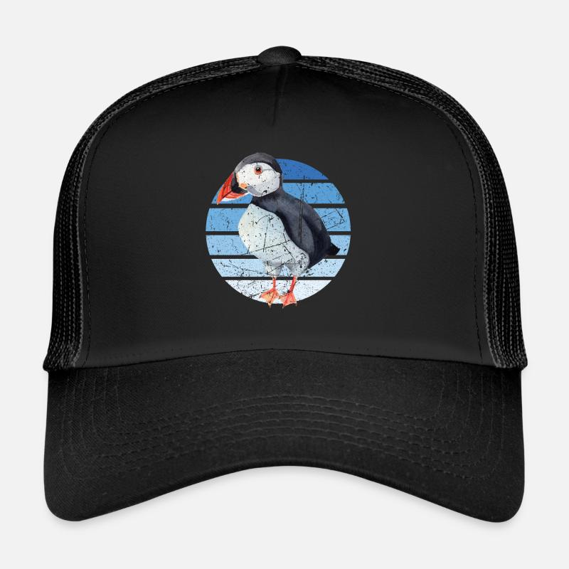Papageitaucher Puffin Papagei Lunde Vogel Geschenk Trucker Cap