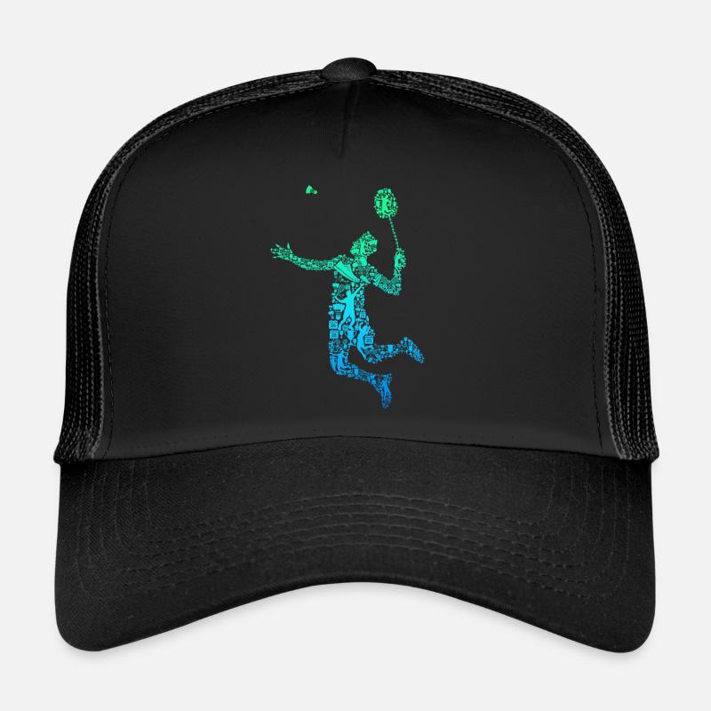 Badminton Badminton Badminton Player Trucker Cap