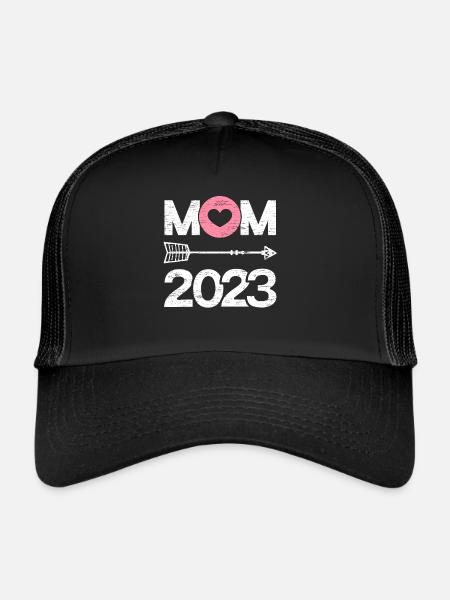 Maman 2023 Maman 23 - Casquette trucker  - noir/noir - Devant