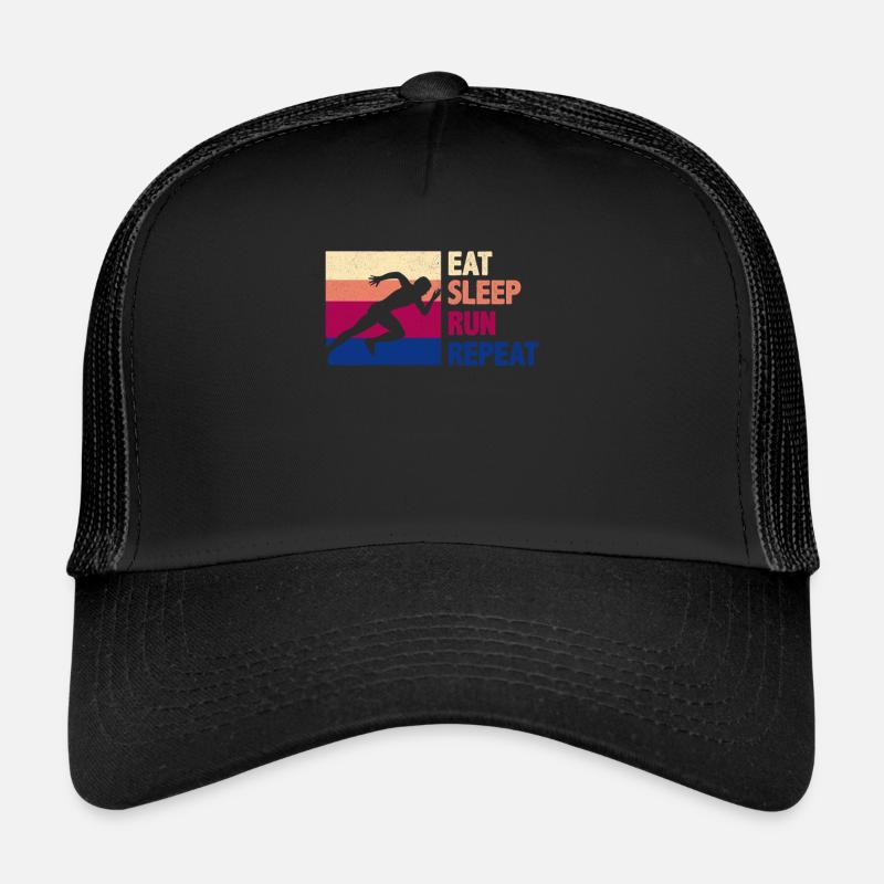 Fun Running Runner Run Gift Trucker Cap