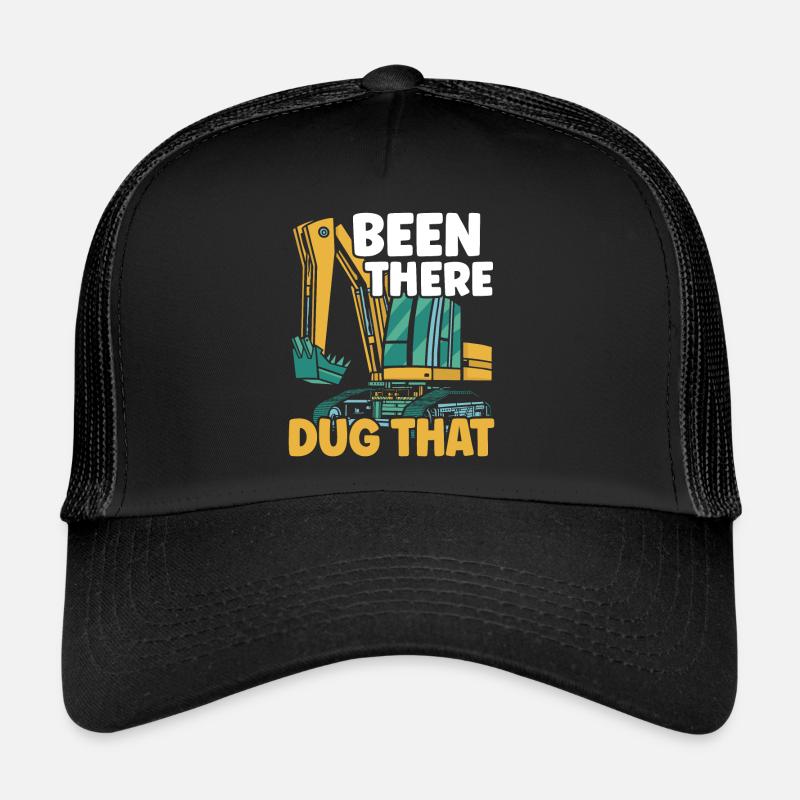 Dort gegraben, dass Bagger Konstruktion Bagger Trucker Cap