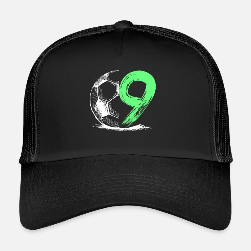 Anniversaire de football 9 ans Casquette trucker 