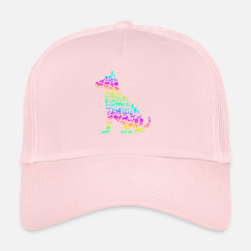 Chien Casquette trucker 