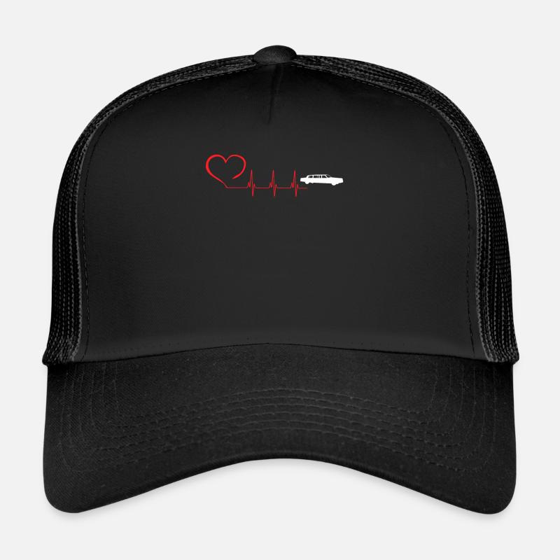Heartbeat For Limousine Trucker Cap