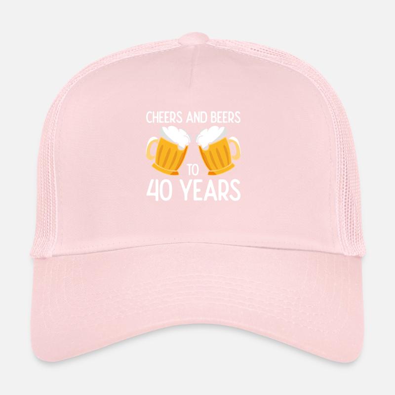 Acclamations et bière à 40 ans 1982 Casquette trucker 