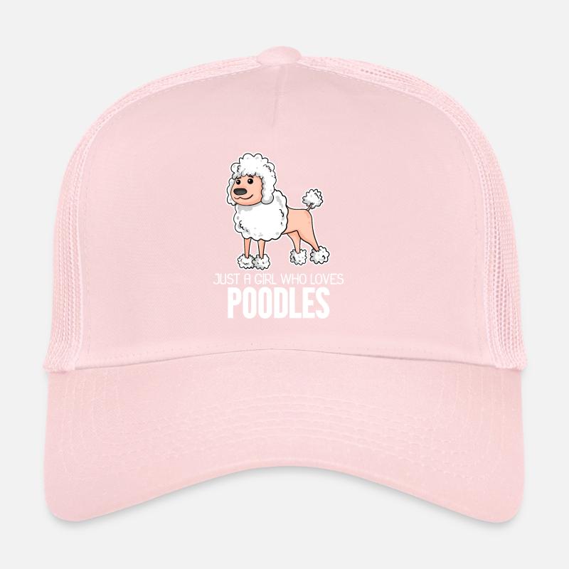 Chien caniche Casquette trucker 