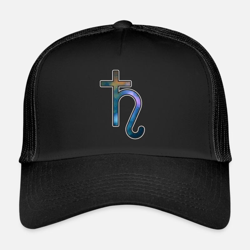 Saturne Signe d’astrologie Espace Système solaire Casquette trucker 