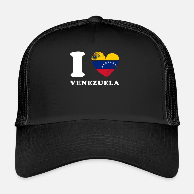 J’aime le Venezuela Casquette trucker 