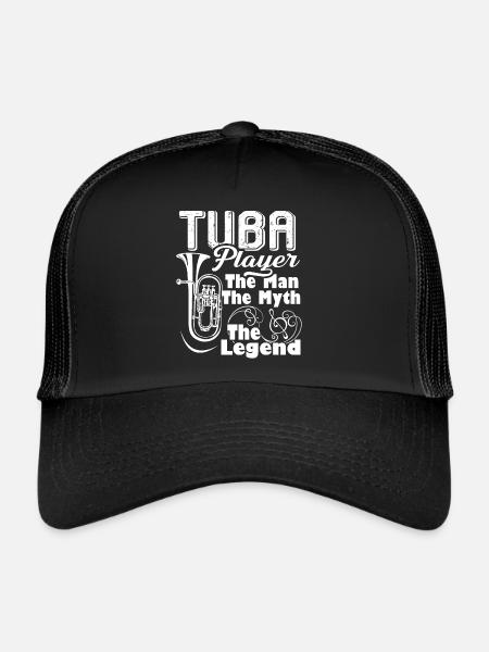 Tuba Tuba Player - Trucker Cap - black/black - Front