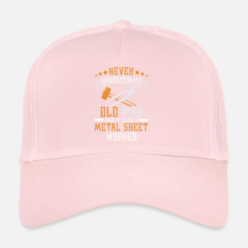 Travail de la tôle pour un tôlier Casquette trucker 