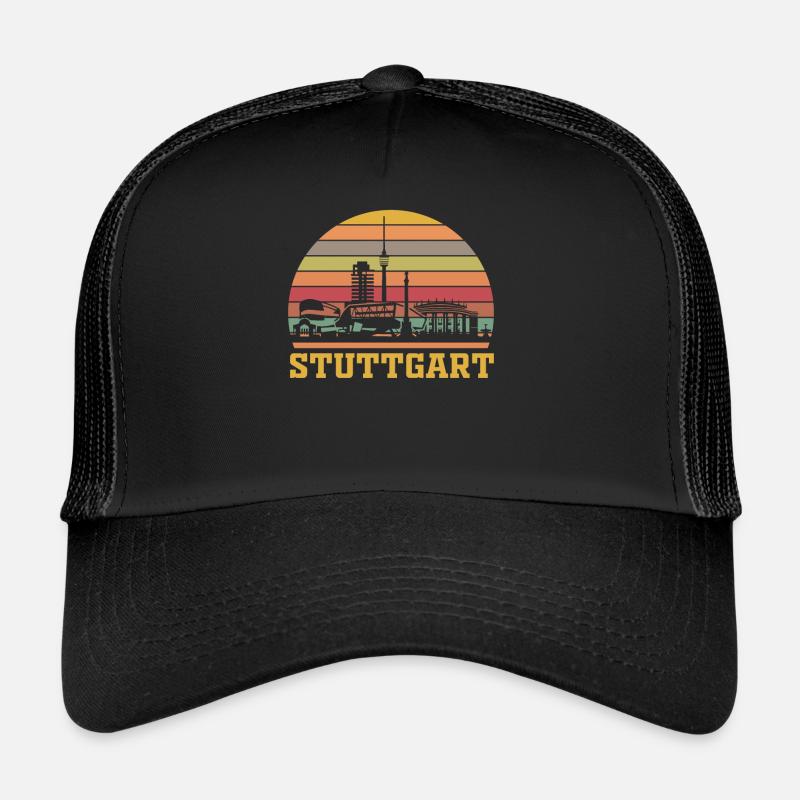 Stuttgart Retro | Stuttgarter Skyline Vintage Trucker Cap