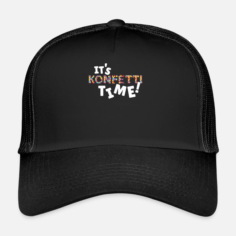Confettis Carnaval Carnaval Carnaval Jeck Casquette trucker 