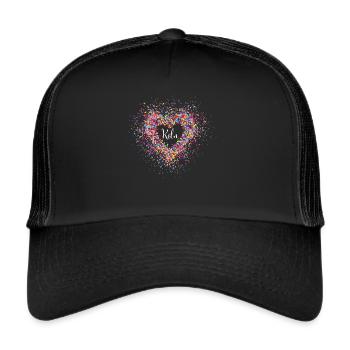 Köln Kölner Karneval Fasching Umzug - Trucker Cap - Schwarz/Schwarz - Vorne