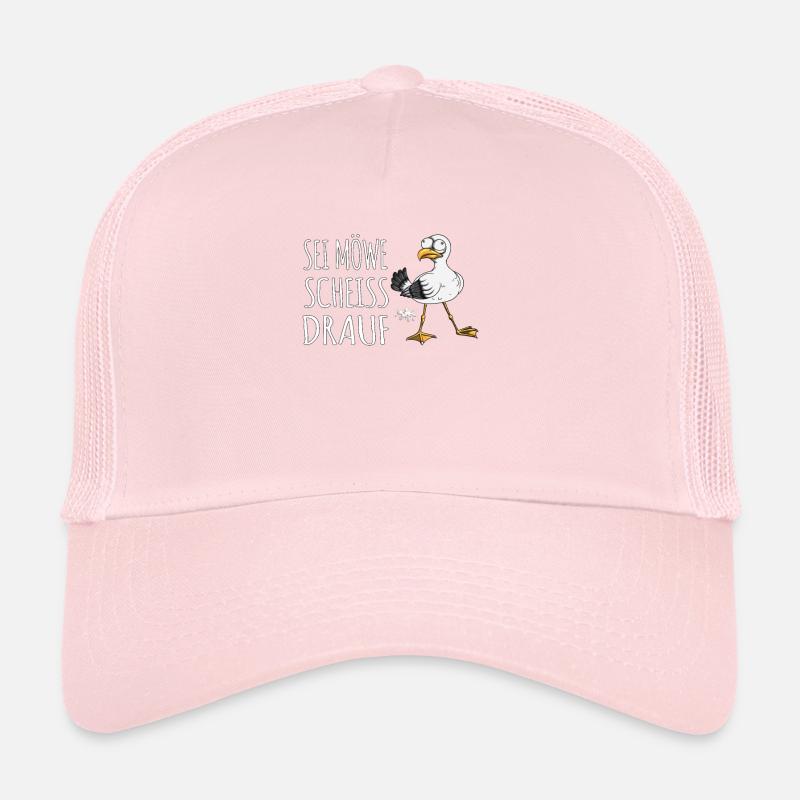 Nord Küste Norddeutsch Sei Möwe Scheiss drauf Meer Trucker Cap