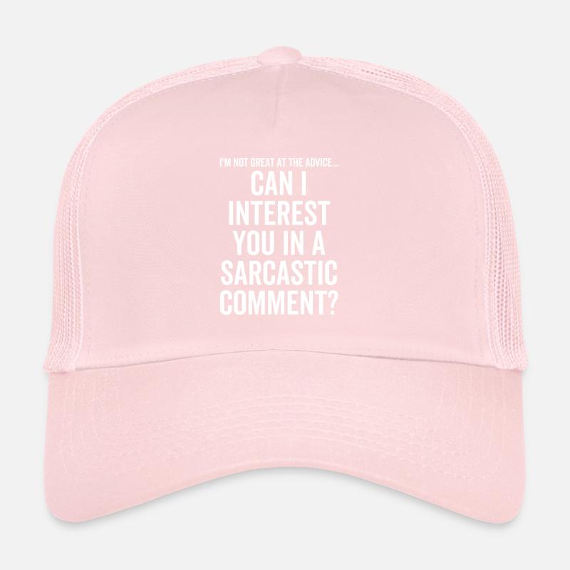 Puis-je vous intéresser dans un commentaire sarcastique Casquette trucker 