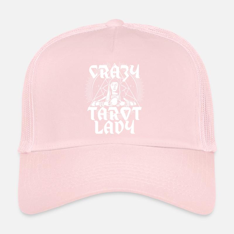 Crazy Tarot Lady Satanism Witchcraft Trucker Cap