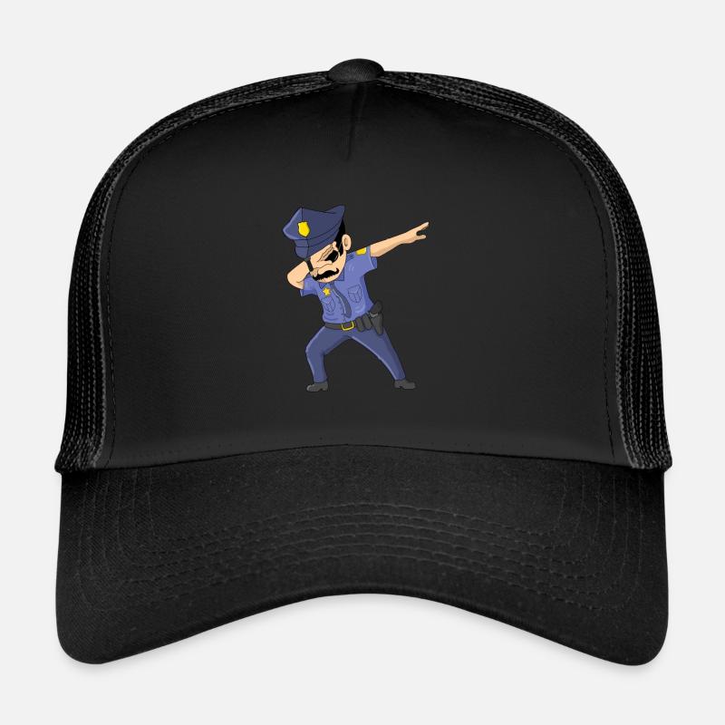 Dabbing Future Policeman Dab Dance Dabbing Cop Trucker Cap