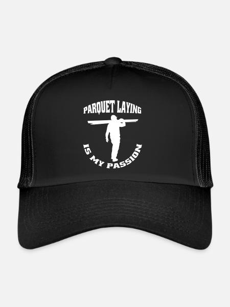 Parquet layers Carpet layers Floor layers Floor layers - Trucker Cap - black/black - Front