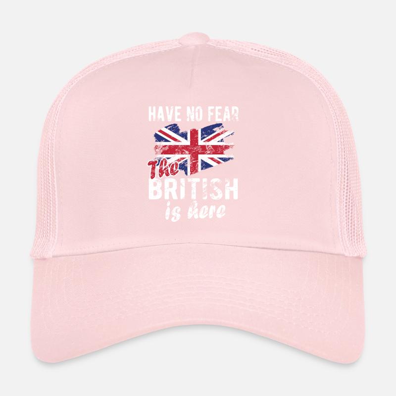 British Great Britain Origine Drapeau britannique Casquette trucker 
