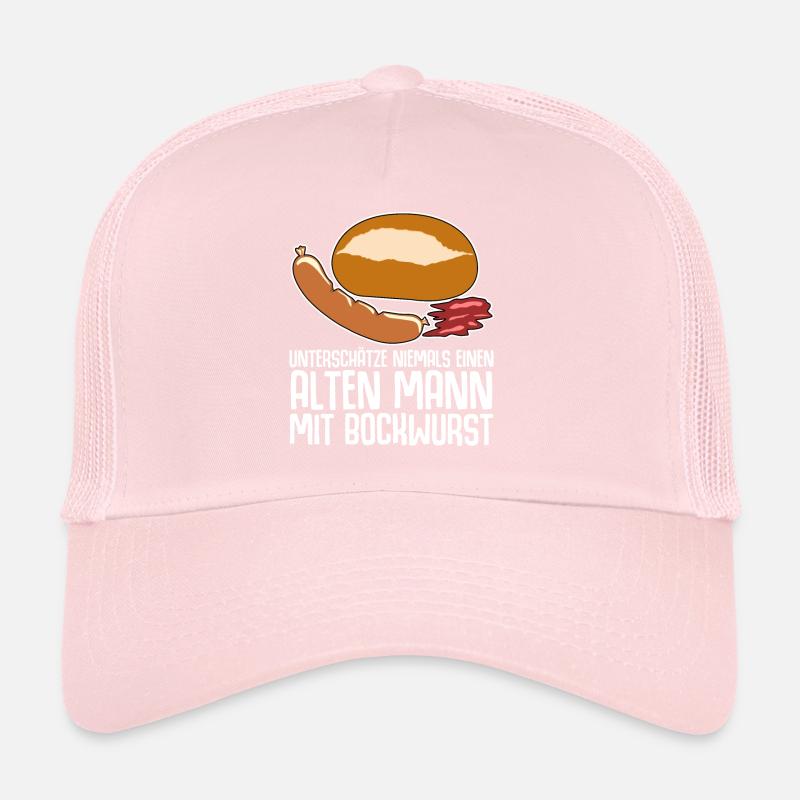 Bockwurst Wurst Alter Mann Bratwurst Trucker Cap