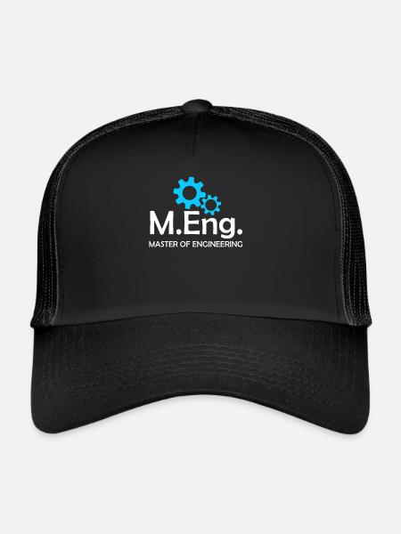 Master's Degree 2022 Master of Engineering - Trucker Cap - black/black - Front